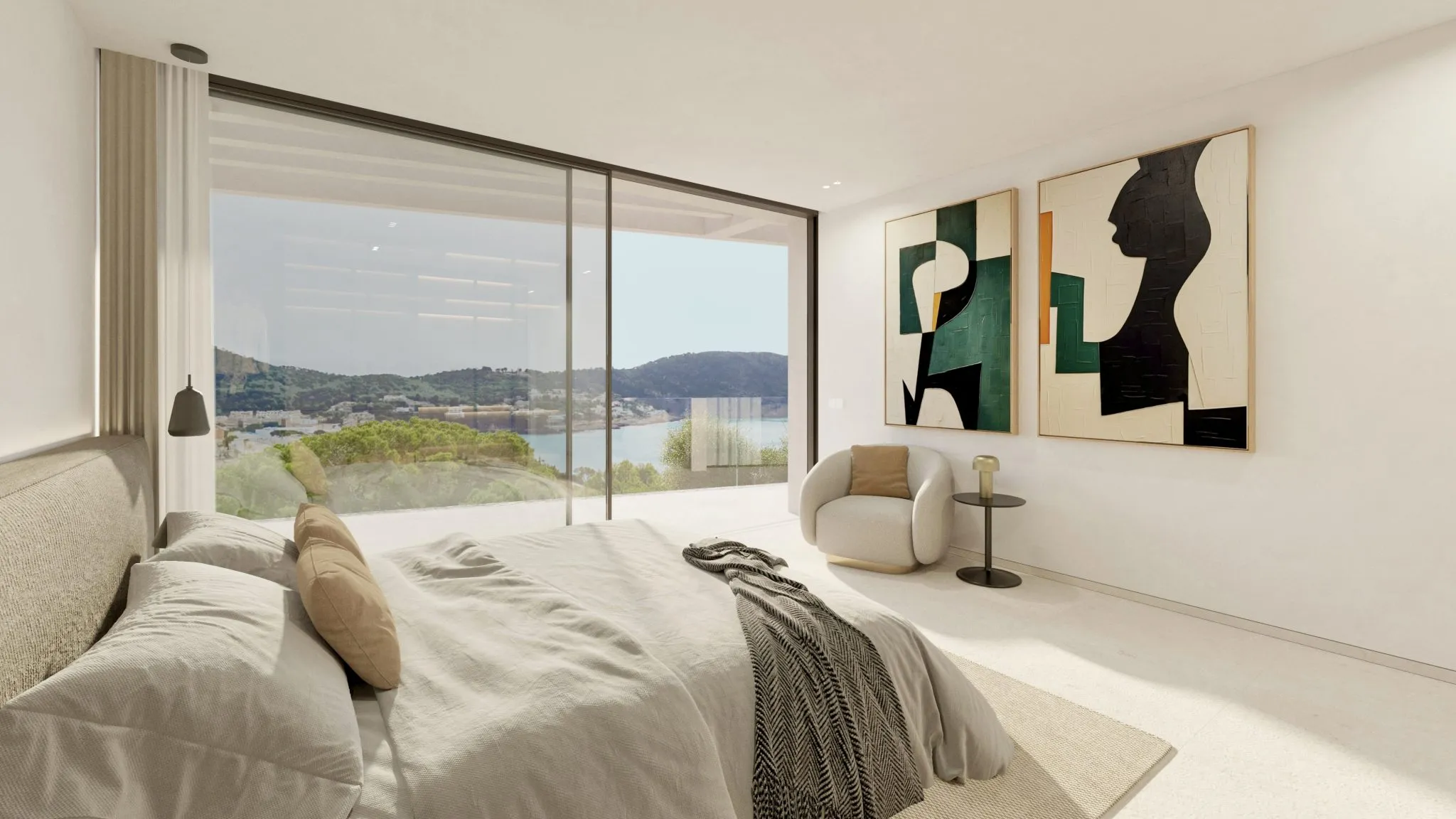 Immobilienangebot - Mallorca (Andratx) - Alle - Aurora One - Exklusiver Neubau einer modernen Luxusvilla mit beeindruckendem Meerblick in Camp de Mar - Fertigstellung Q2 2026