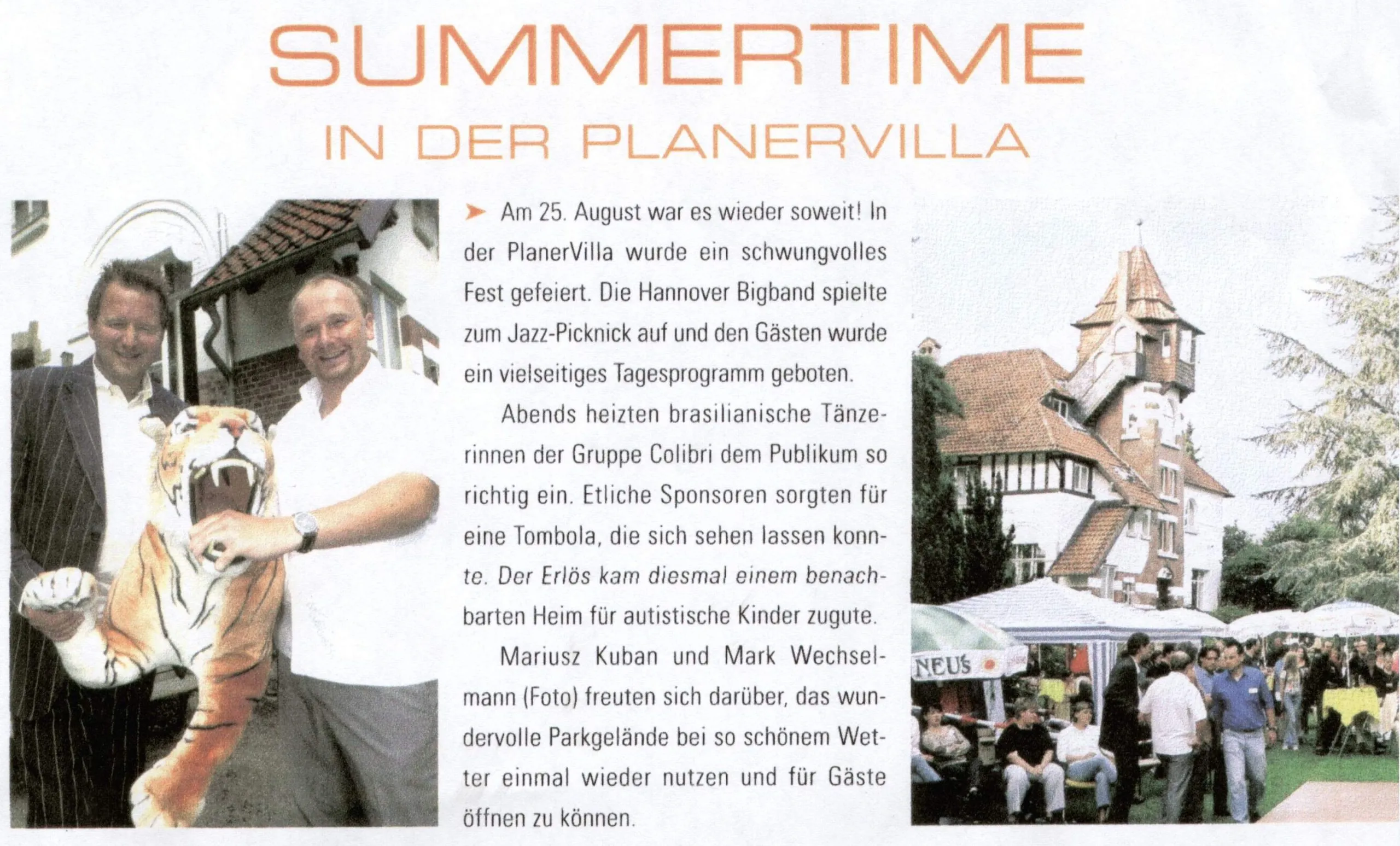 Summertime in der Planervilla