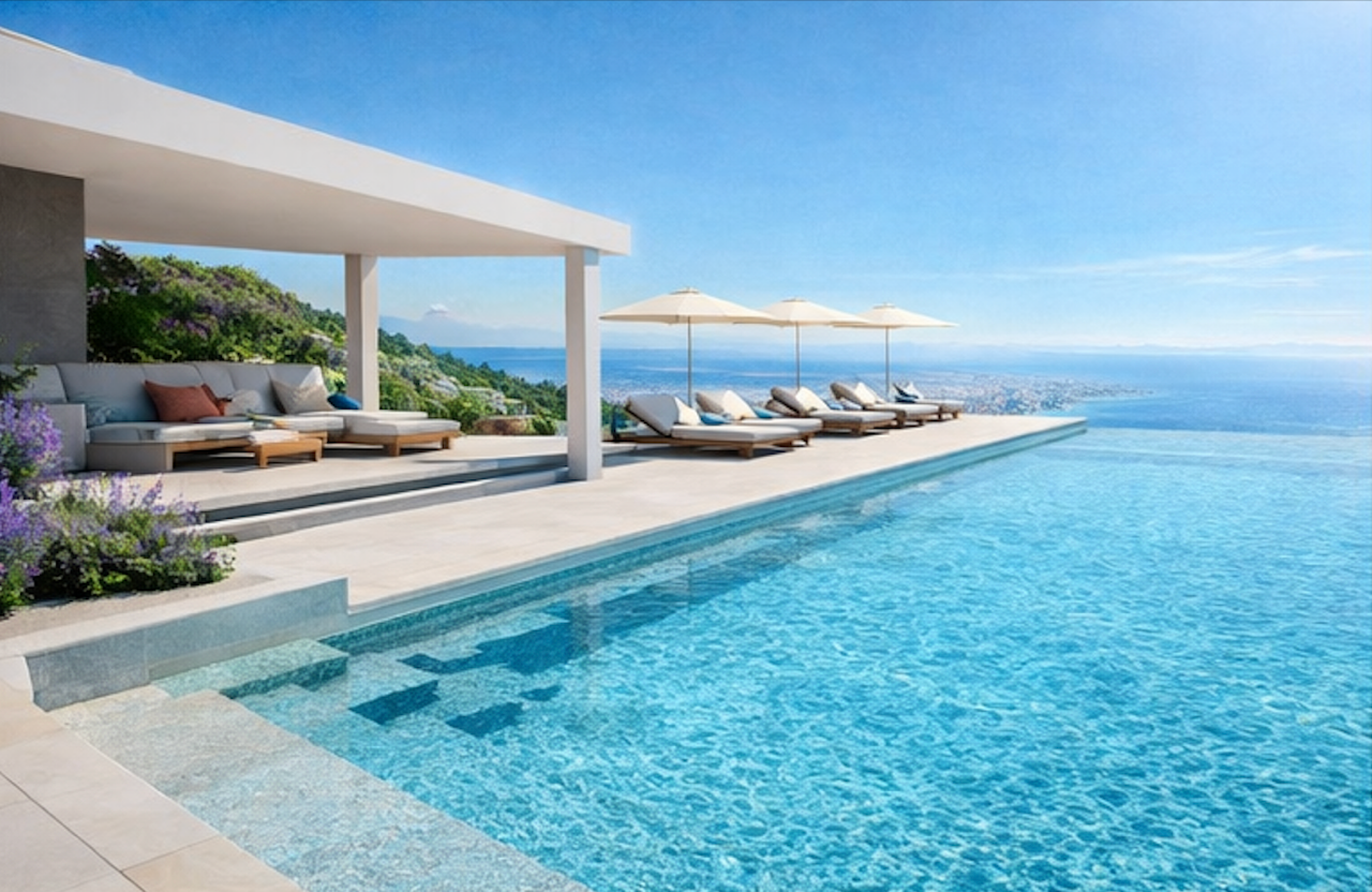 Immobilienangebot - Mallorca (Son Vida) - Grundstücke - Exklusives Baugrundstück mit Panoramablick auf die Bucht von Palma in privilegierter Wohnlage nahe Palma